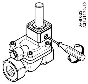 solenoid otvorenie